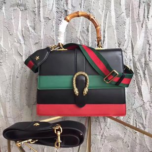 Dionysus leather top handle bag