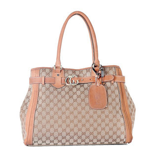 Gucci GG Running Large Tote With Double G Beige