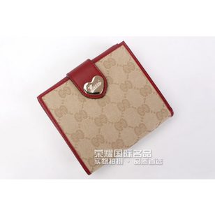 Heart Short Bi-Fold Wallet