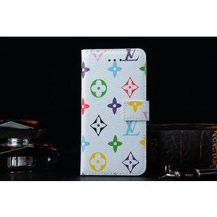 Iphone 6 Monogram Multicolor black canvas cover