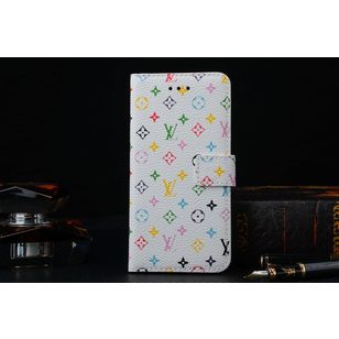 Iphone 6 Monogram Multicolor black canvas cover