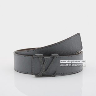 LV Initiales Taiga Leather Belt