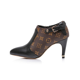 Monogram Canvas pump ankle boot