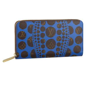 Monogram Yayoi Kusama pumpkin Polka Dots Zippy Wallet