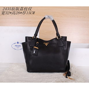 Leather handle bag