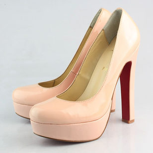 Pink Patent Leather Platform Pump