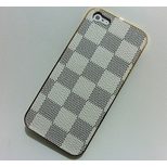 Louis Vuitton Damier Azur Canvas iphone 5 Case Cover(Gold)