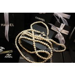 Chanel Fresh water pearl long necklace