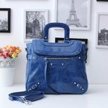 Balenciaga Blue leather handle bag