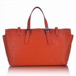 Bottega Veneta Orange leather tote