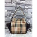 Burberry Horse check original leather shoulder bag