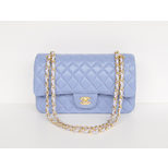 Chanel Light Purple Lamb Skin Leather 2.55 Classic flap bag (Gold)