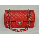 Chanel 2.55 Classic Flap Bag Lamb Skin Leather (Medium)