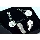 Chanel Rhinestone whistle bag charm