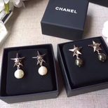 Chanel Star & Pearl pendant earrings