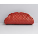 Chanel Ball skin Leather Quilting Clutch