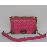 Chanel Quilting Leather Ley Boy Flap Bag