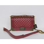 Chanel Quilting Leather Ley Boy Flap Bag