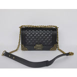 Chanel Quilting Leather Ley Boy Flap Bag