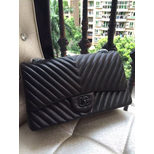 Chanel V quilting ORIGINAL  Lambskin leather flap bag