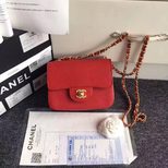 Chanel Grained calfskin leather mini flap bag