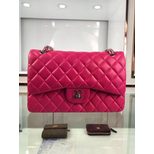 Chanel jumbo flap bag 30cm hot pink