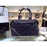 Chanel Imported deerskin leather handle bag