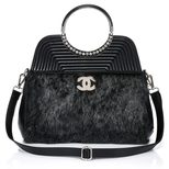 Chanel Cony hair handle bag