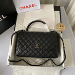 Chanel coco handle bag 28 cm