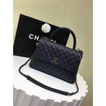 Chanel flap bag with top handle