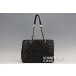 Chanel Quilting double chain tote bag Lamb Skin Leather