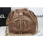 Chanel Original leather drawstring bucket bag