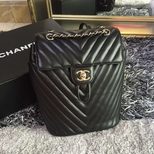 Chanel Original V quilting lambskin leather backpack