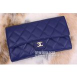 Chanel Quilting Wallet with Double C logo Interlock Detail