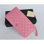 Chanel Original leather long zipper wallet