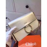 Chloe Faye leather clutch shoulder bag