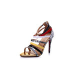 Christian Louboutin Multiple stripe pump sandal