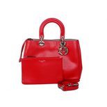 Dior Red Leather Small Diorissimo