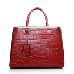 Fendi Red Croco Leather Jours Elite It Bag