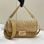 Fendi raffia Baguette bag