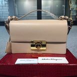 Ferragamo Gancio original leather flap bag