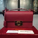 Ferragamo Gancio original leather flap bag