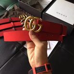 Gucci suede leather belt