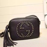 Gucci Rivet logo leather Soho Disco Bag