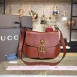 Gucci GG Marmont leather flap shoulder bag