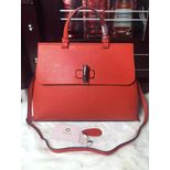 Gucci bamboo daily leather LARGE top handle bag