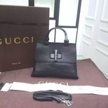 Gucci bamboo daily leather SMALL top handle bag