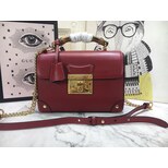 Gucci bamboo handle flap bag
