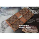 Gucci beige/coffee continental wallet