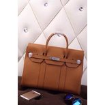 Hermes Real leather handle bag